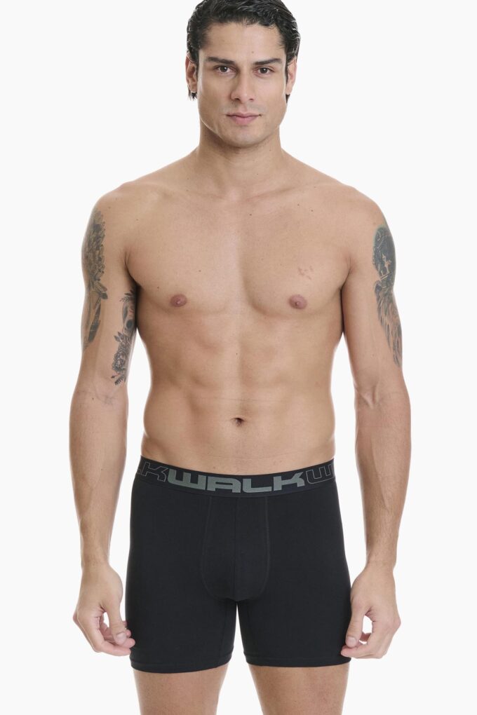 Μακρύ βαμβακερό μπόξερ με άνοιγμα (2 τμχ.)