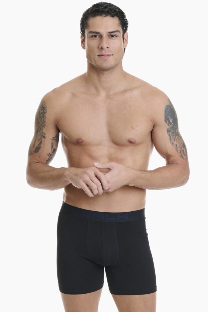 Μακρύ βαμβακερό μπόξερ με άνοιγμα (2 τμχ.)