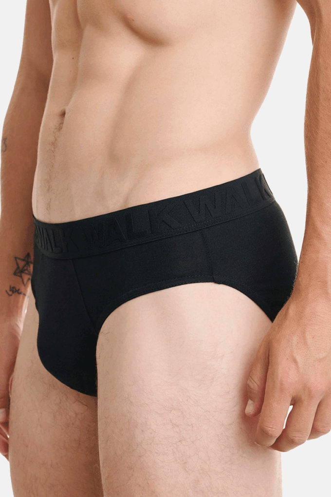 Βαμβακερό σλιπ με ανάγλυφο λάστιχο (2 τμχ.)