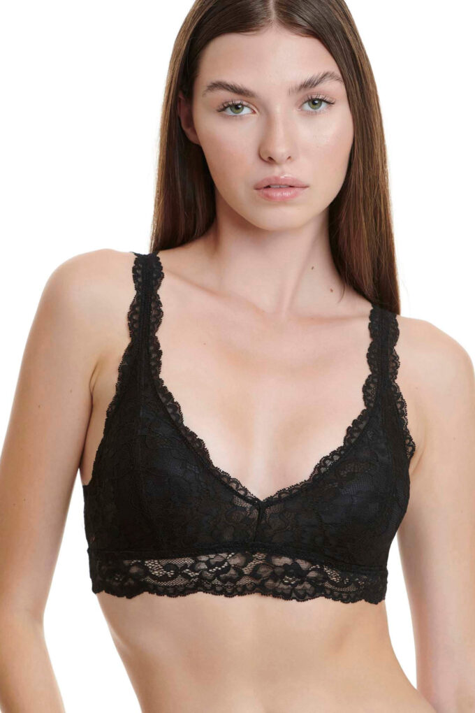 Bralette από δαντέλα με αφαιρούμενα cups
