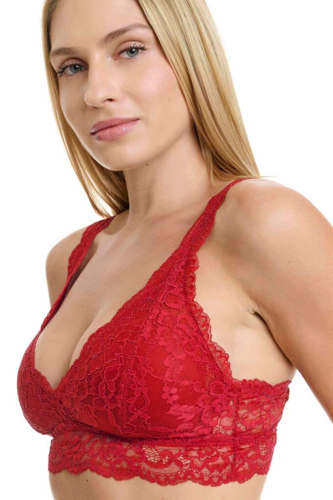 Bralette από δαντέλα με αφαιρούμενα cups