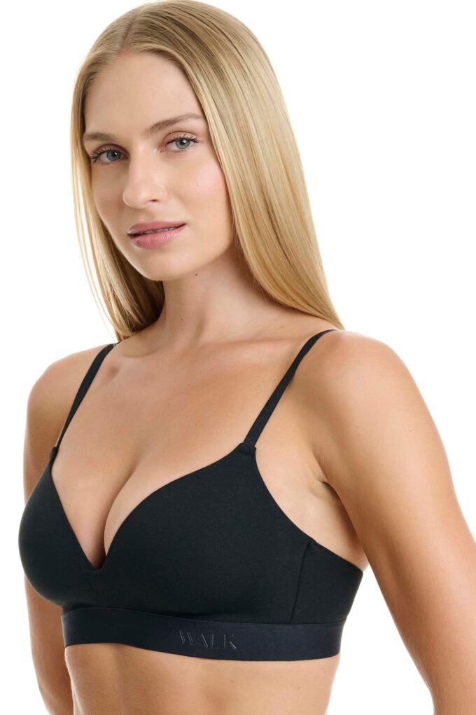 Βαμβακερό σουτιέν με λάστιχο και ελαφριά ενίσχυση