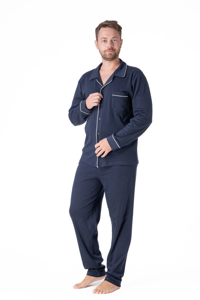 Ανδρική πιτζάμα με Κουμπιά