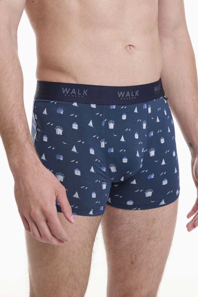 Μπόξερ από bamboo με σχέδιο