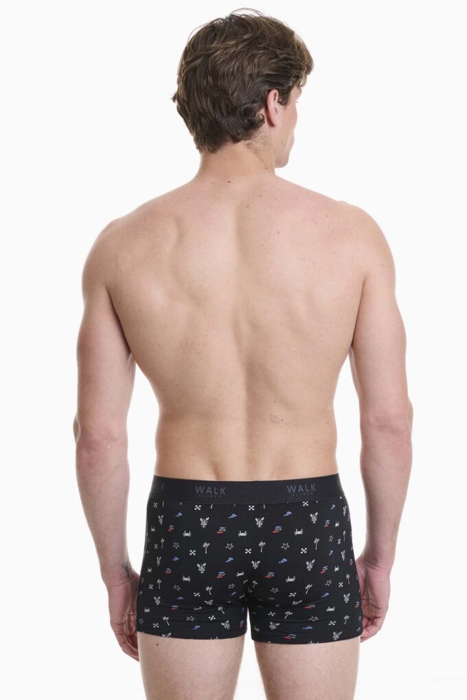 Μπόξερ από bamboo με σχέδιο