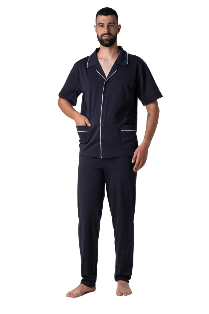 Ανδρική Πιτζάμα – 100% Βαμβακερή
