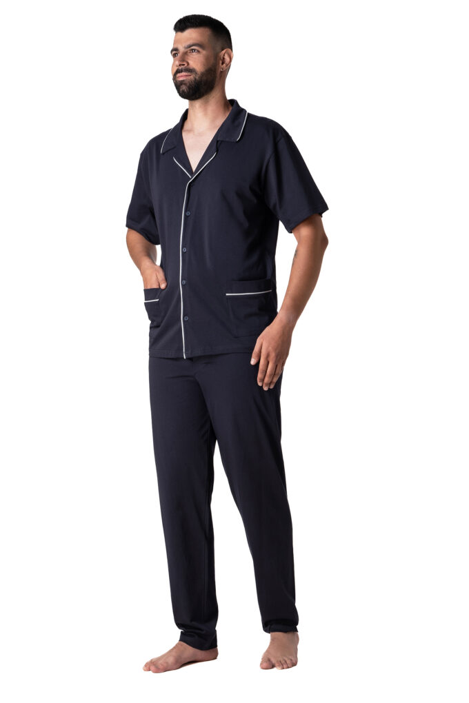Ανδρική Πιτζάμα – 100% Βαμβακερή