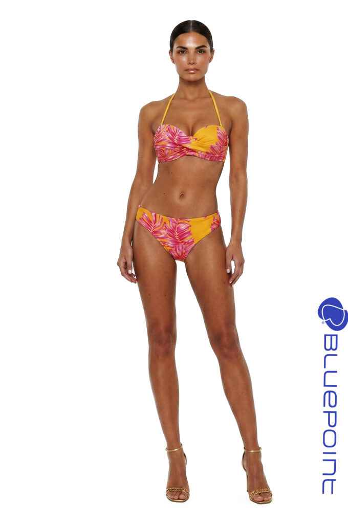 Μαγιό BLUEPOINT Sun block μπικίνι top strapelss