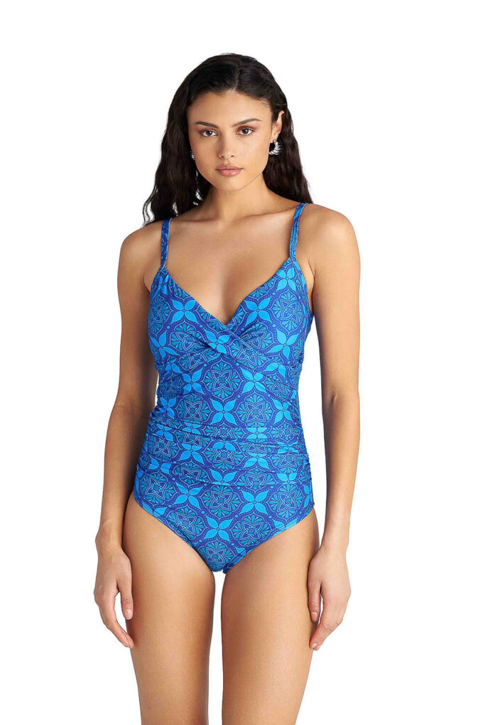 Μαγιό BLU4U Ολόσωμο Blue Ikat