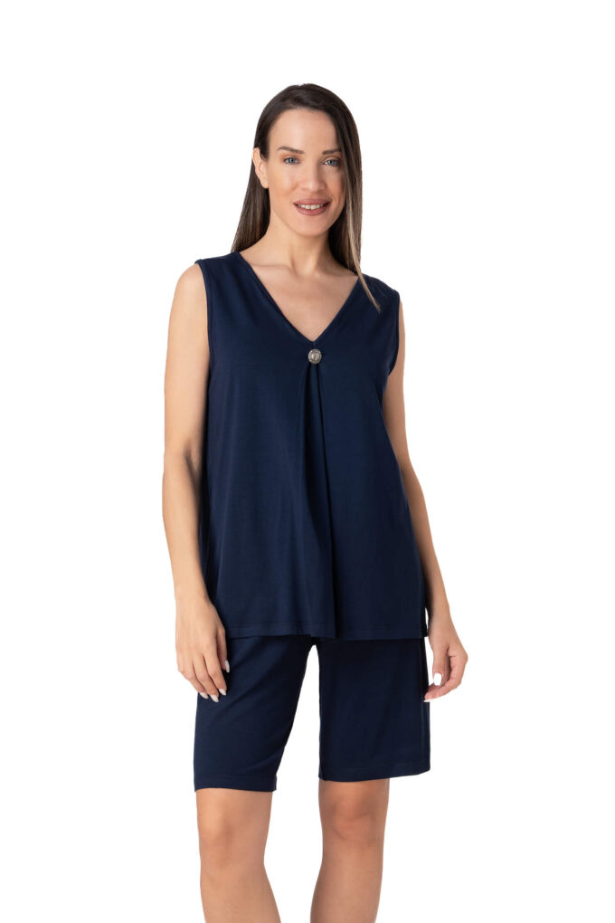 Γυναικεία πιτζάμα RELAX viscose – άνετο homewear σετ ύπνου