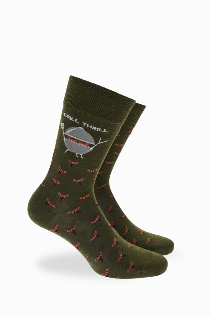 Ανδρικές βαμβακερές κάλτσες Walk με σχέδιο μπόουλινγκ