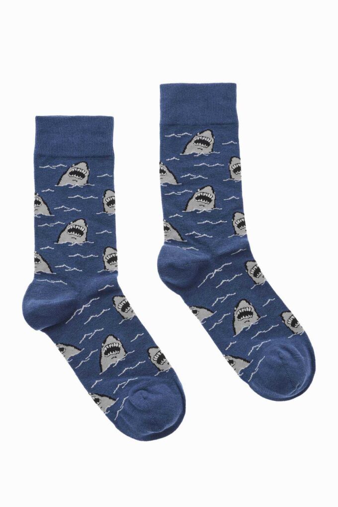 Ανδρικές βαμβακερές κάλτσες Walk Shark Sock