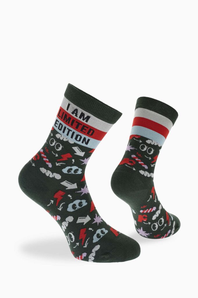 Βαμβακερές κάλτσες Walk με σχέδιο limited edition